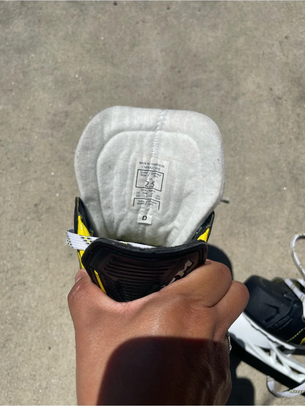 CCM Kids Black and Yellow Water Shoes